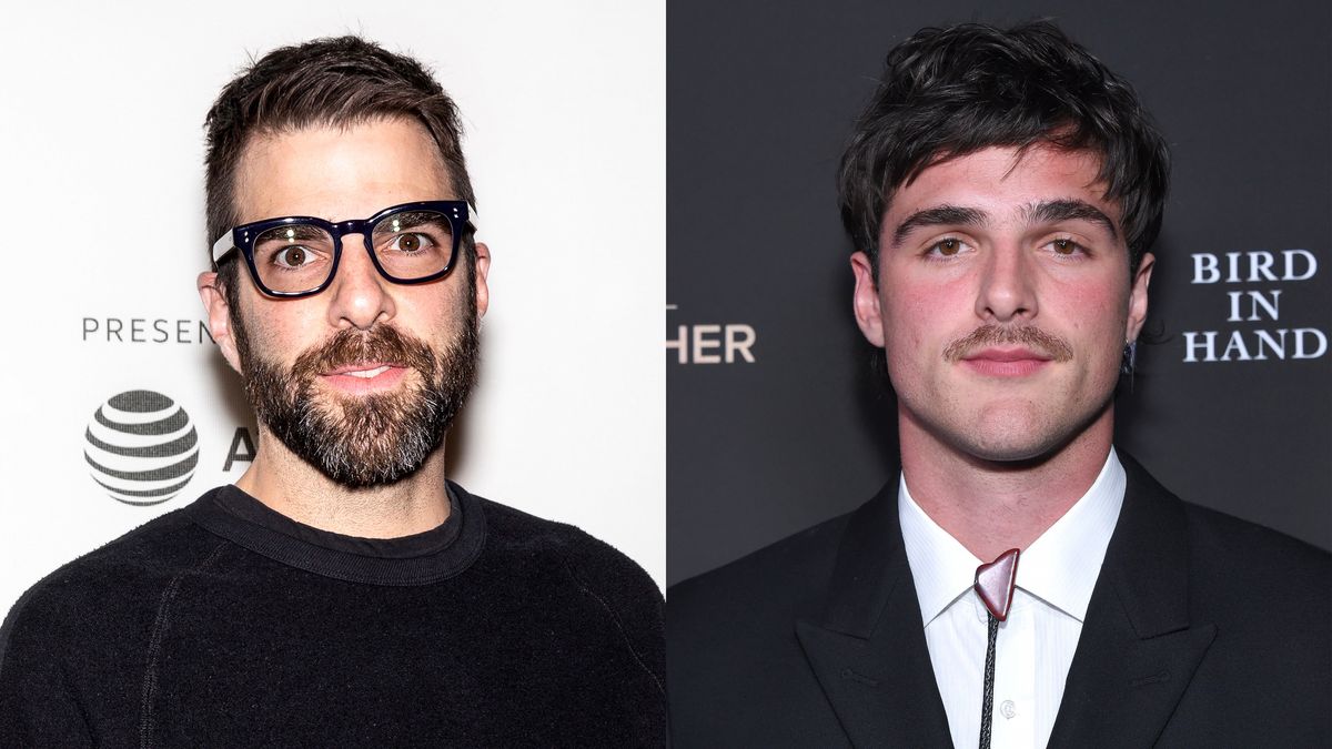(L) Zachary Quinto and (R) Jacob Elordi