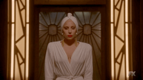 lady gaga american horror story hotel gif