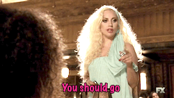 lady gaga american horror story hotel gif