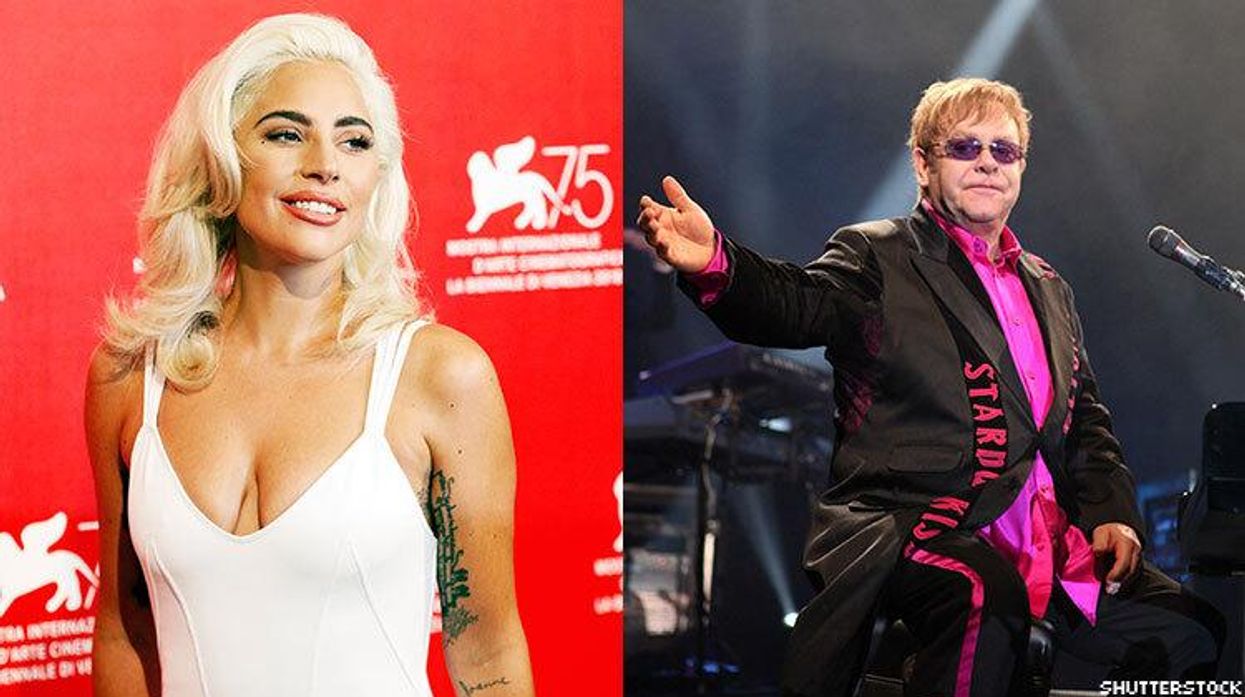 Lady Gaga and Elton John
