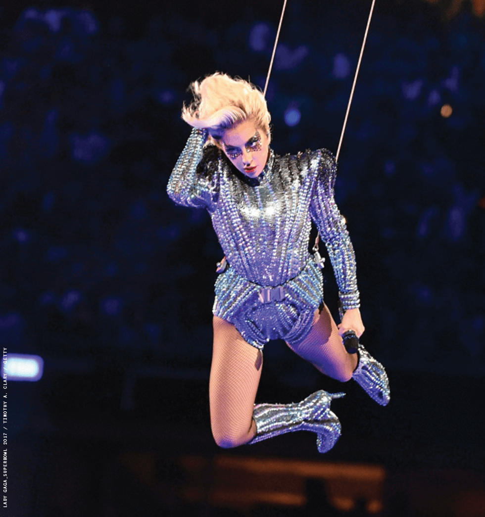 Lady Gaga at the Super Bowl