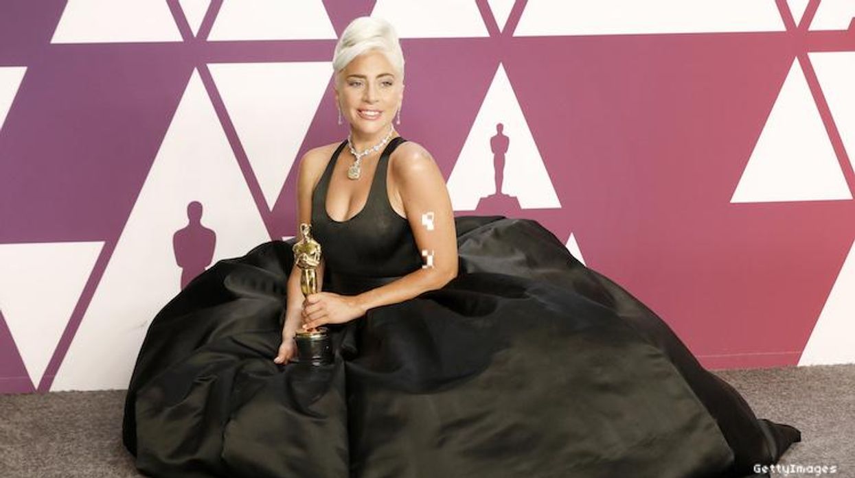 Lady Gaga (Best Original Song: "Shallow" - A Star Is Born 91st Annual Academy Awards press room at the Dolby Theater in Hollywood, California on February 24, 2019. (Photo credit should read P. Lehman / Barcroft Images / Barcroft Media via Getty Images)