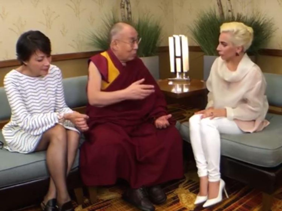 Lady Gaga Dalai Lama