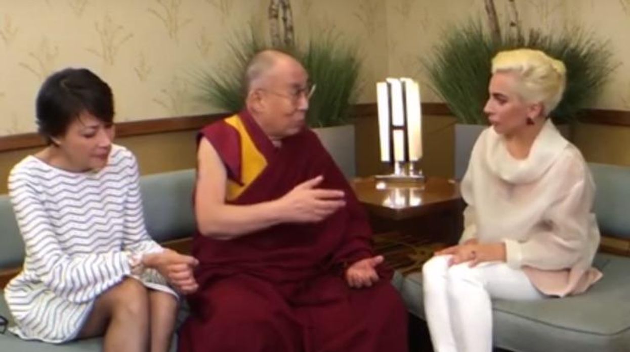 Lady Gaga Dalai Lama