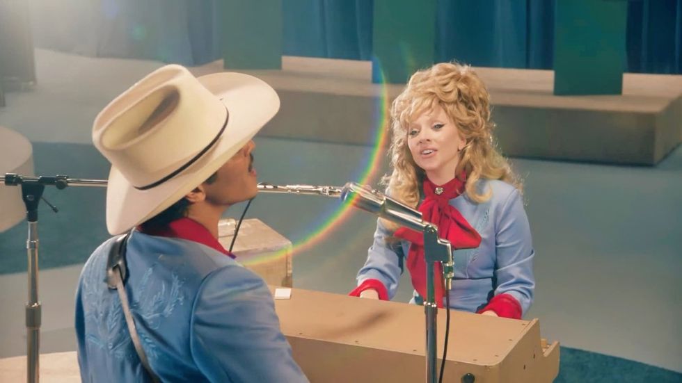 Lady Gaga in the Die With a Smile music video