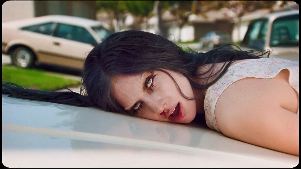 Lady Gaga in the Disease music video