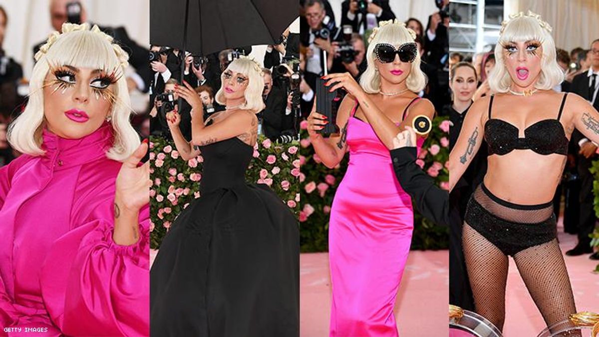 Lady Gaga Just Staged Three Reveals on the Met Gala Red Carpet