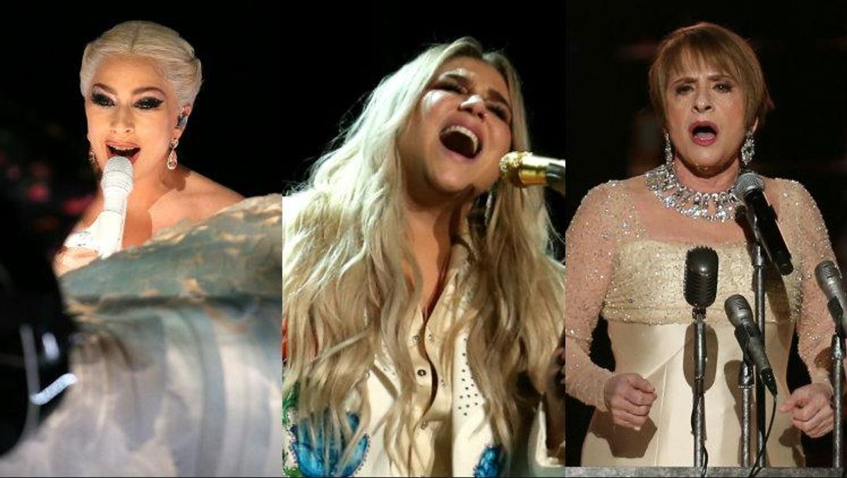 Lady Gaga, Kesha, Patti LuPone, Grammys, Grammys 2018