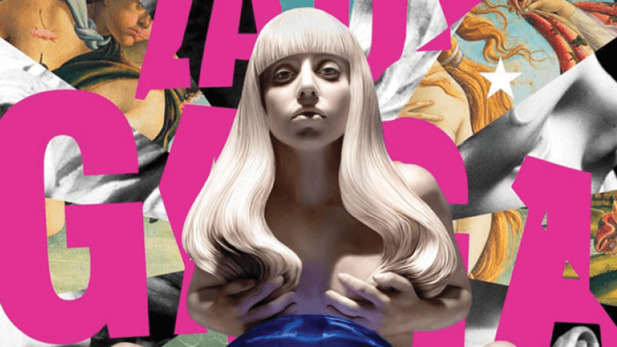 Lady Gaga on the cover of Artpop