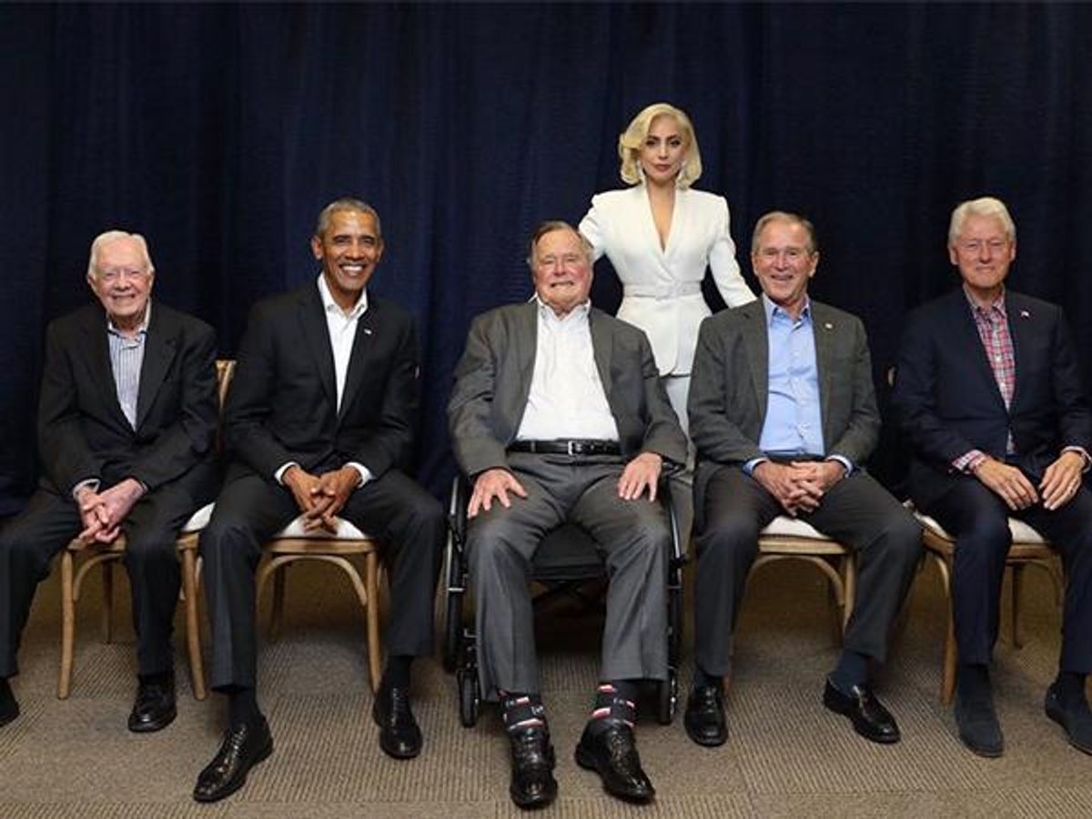 Lady Gaga Performs 'Edge of Glory' for Presidents Clinton and Obama