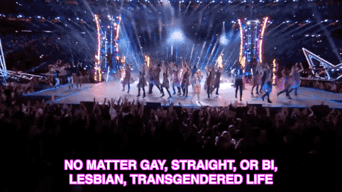 lady gaga super bowl halftime gif