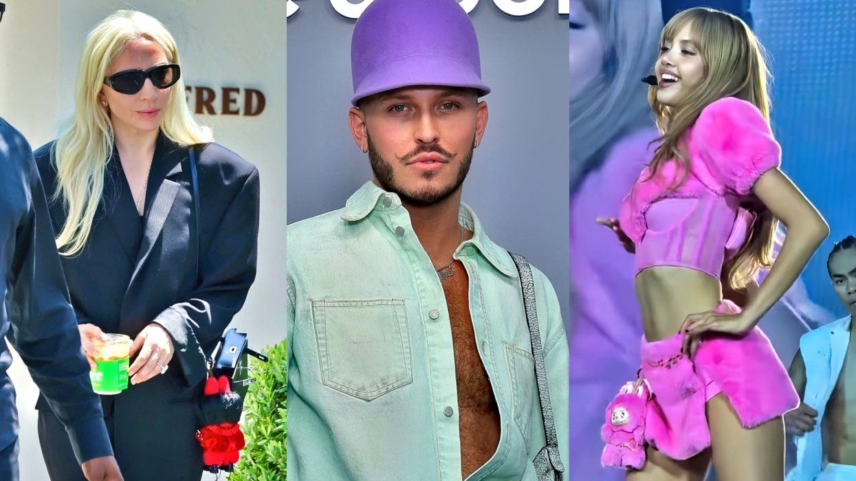 Lady Gaga with her custom Labubu; Marko Monroe at Paris Fashion Week; Lisa with her custom Labubu