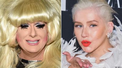 Lady Bunny Joins Christina Aguilera on Stage at Radio City Music Hall