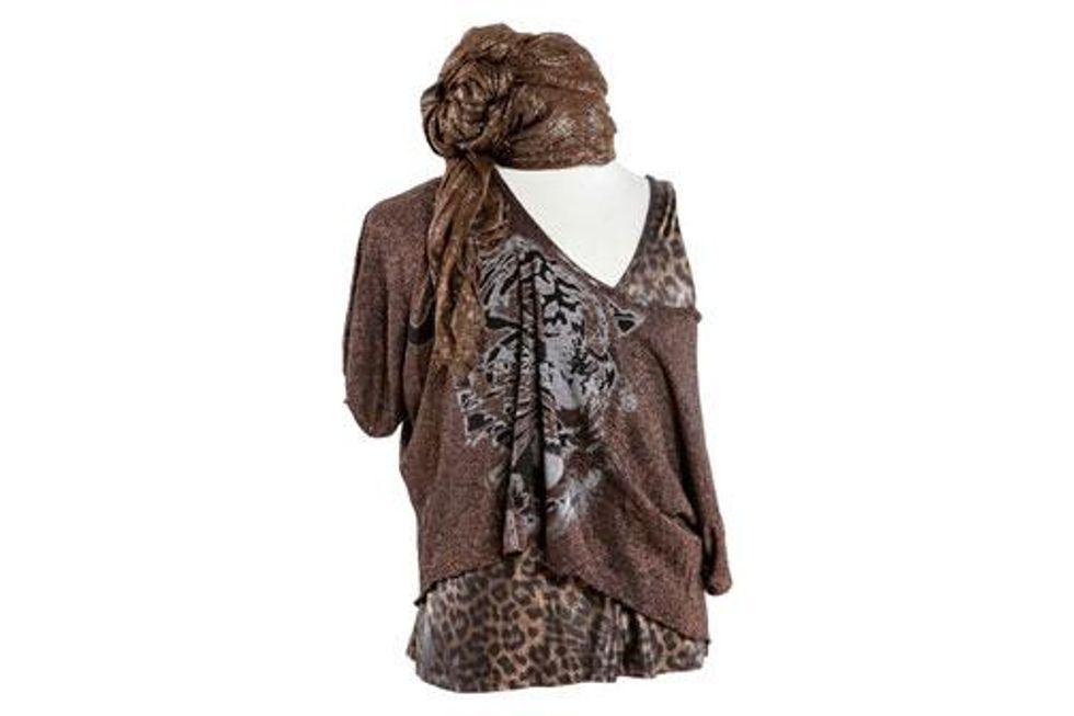 Lafayette gold leopard outfit1