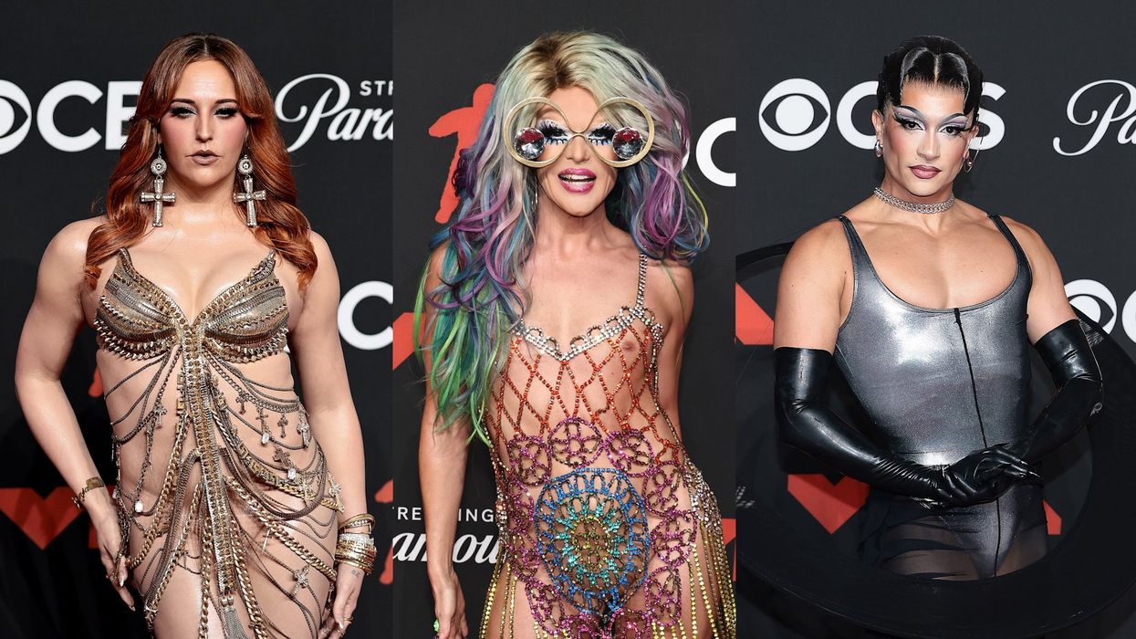 Laganja Estranja, Willam, and Denali at the 2025 MTV Video Music Awards.