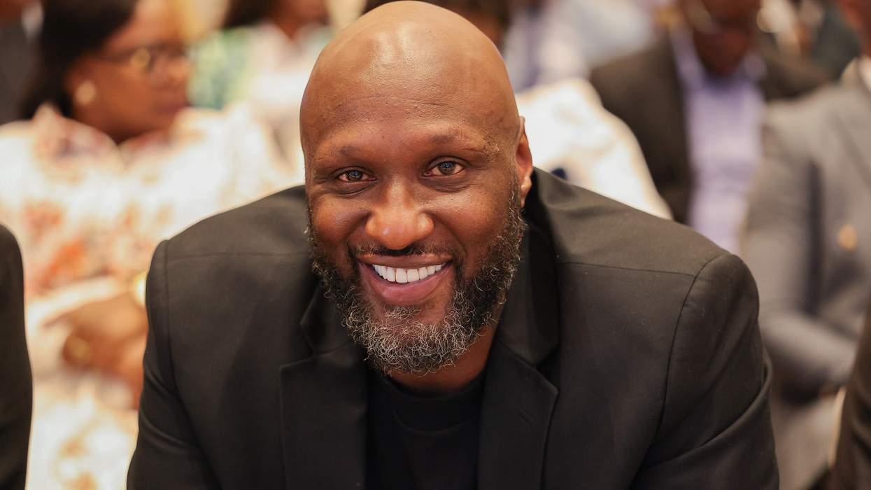 Lamar Odom attends the official signing ceremony of Gabon's participation contract for Expo 2030 Riyadh.