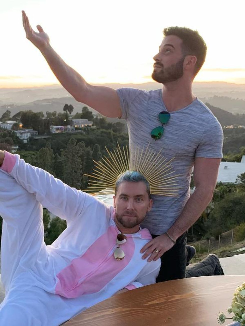 Lance Bass and Michael Turchin