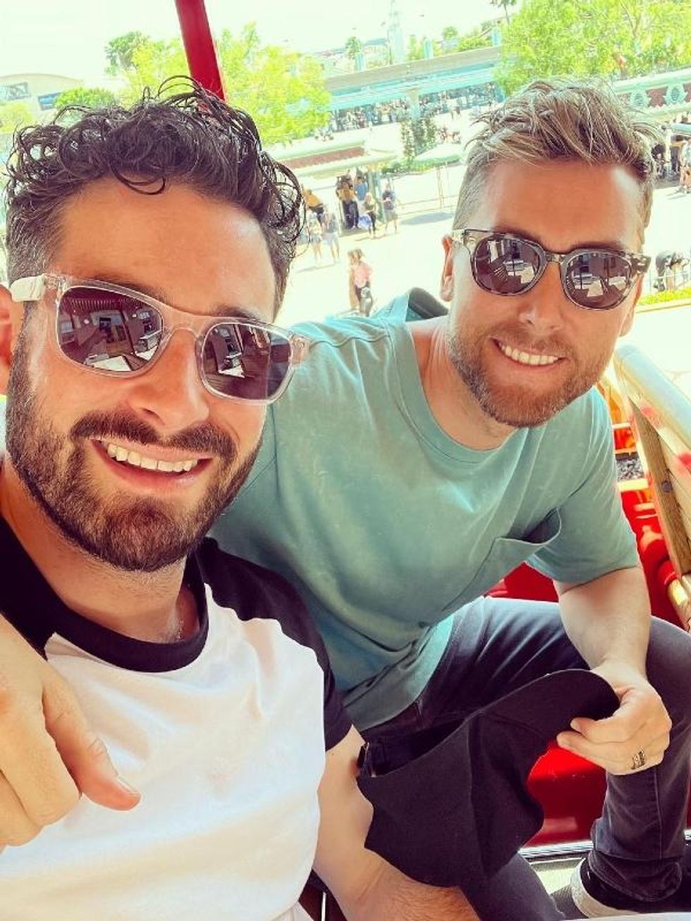 Lance Bass and Michael Turchin