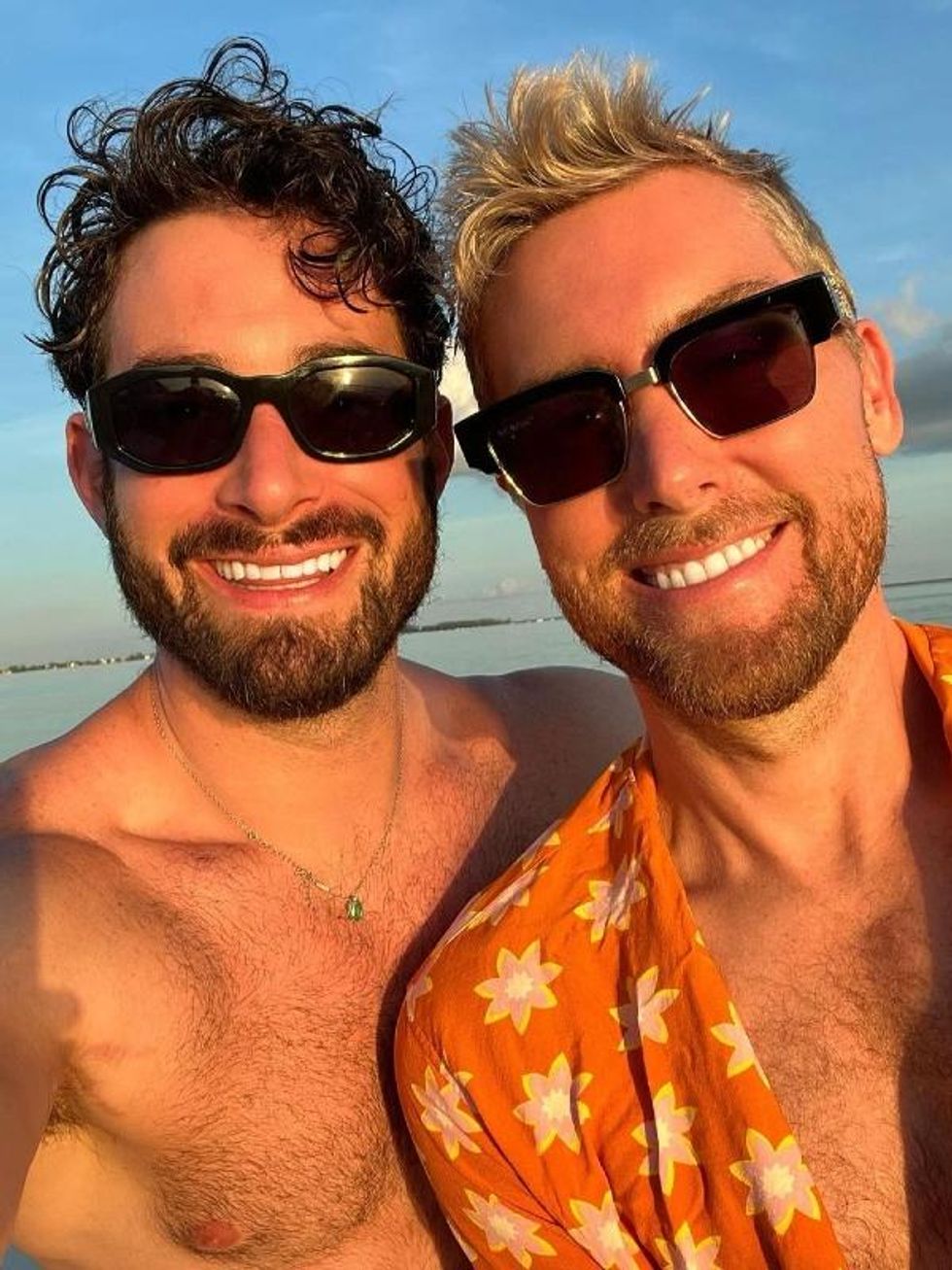 Lance Bass and Michael Turchin