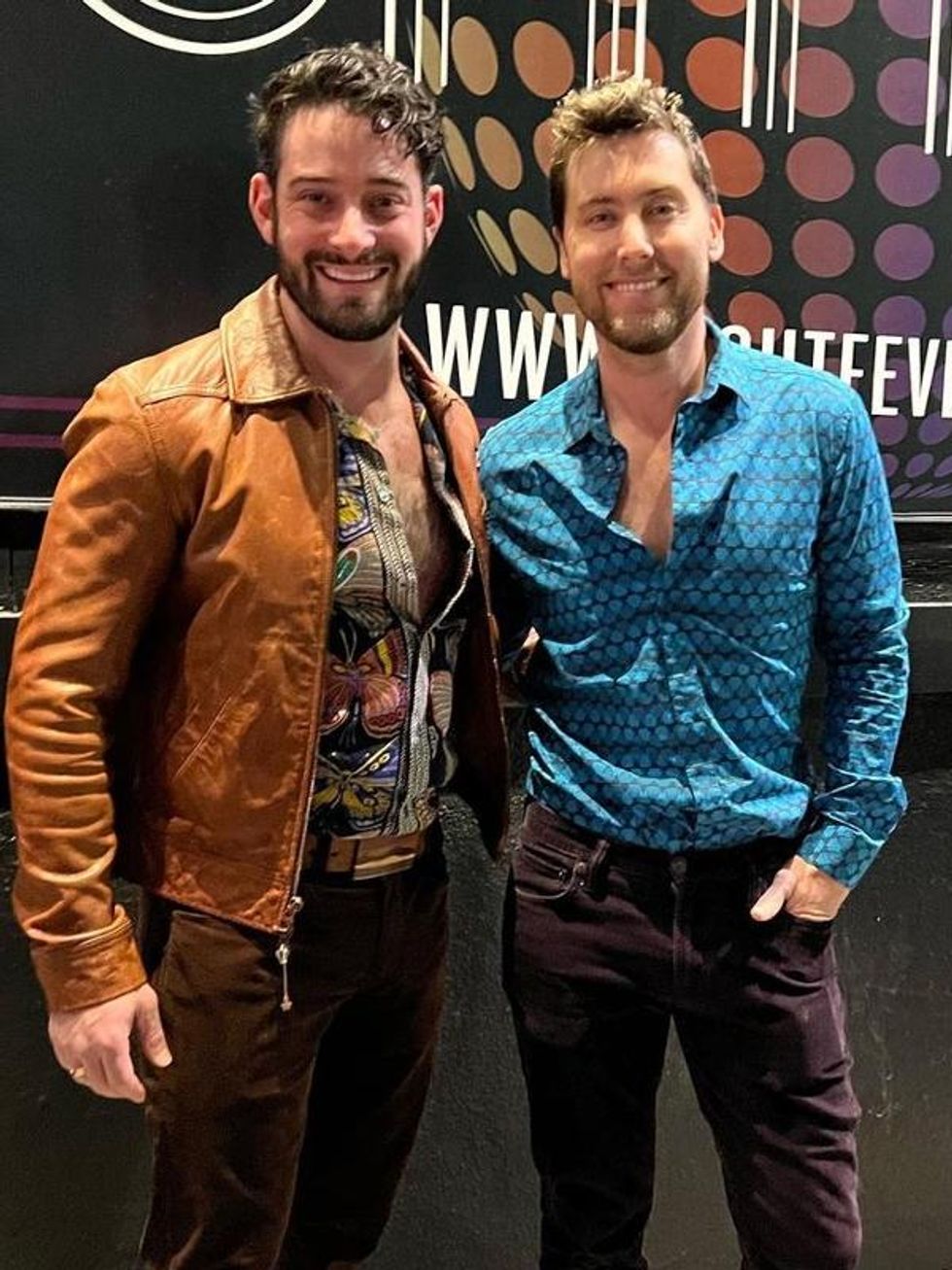 Lance Bass and Michael Turchin