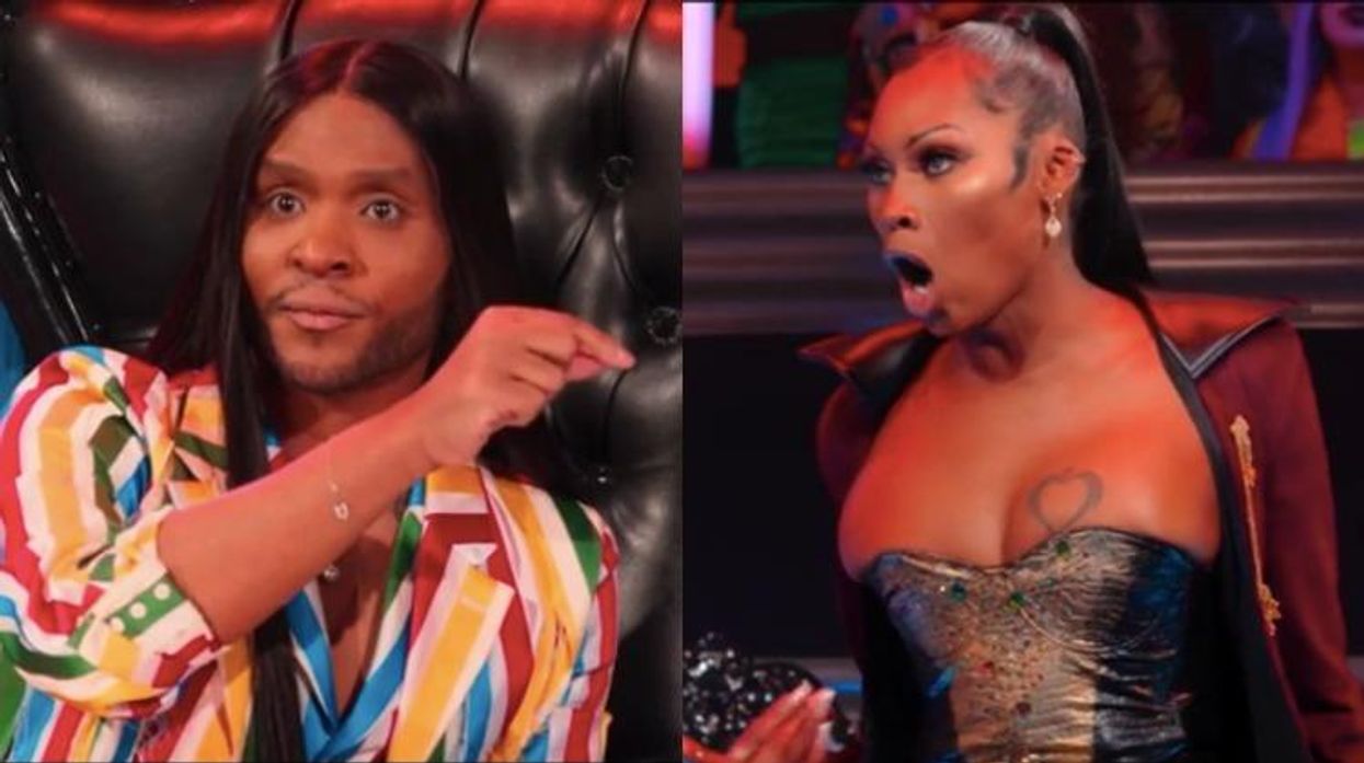 Law Roach and Dominique Jackson