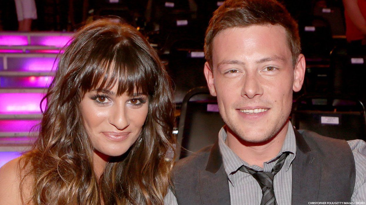 lea michele and cory monteith