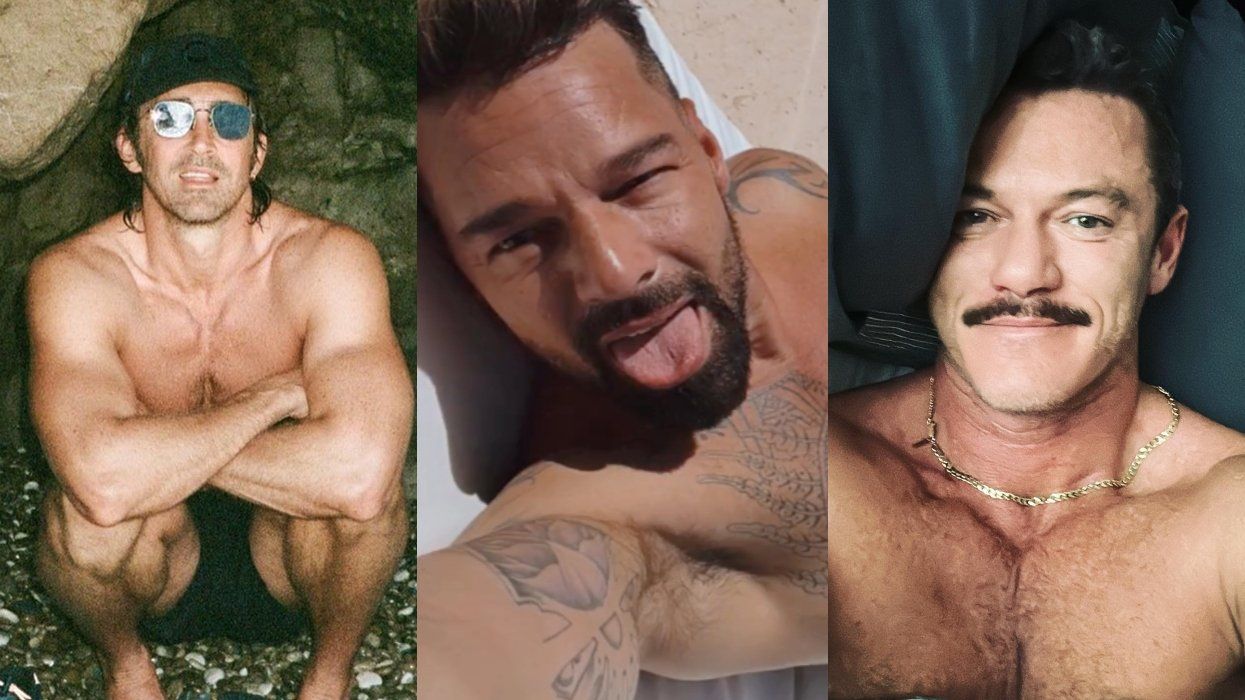 Lee Pace; Ricky Martin; Luke Evans via Instagram