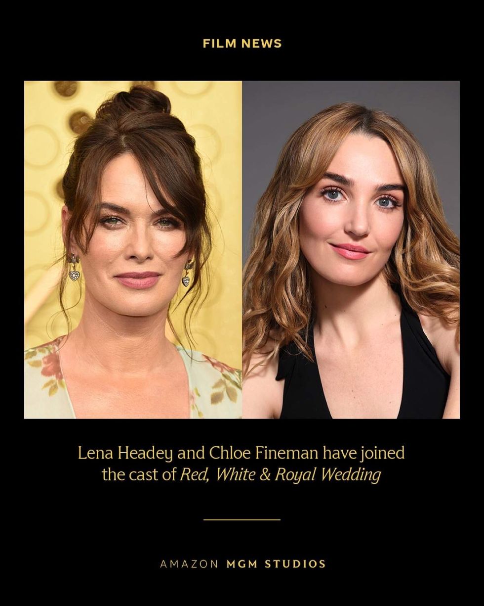 Lena Headey and Chloe Fineman to star in \u200bRed, White & Royal Wedding\u200b