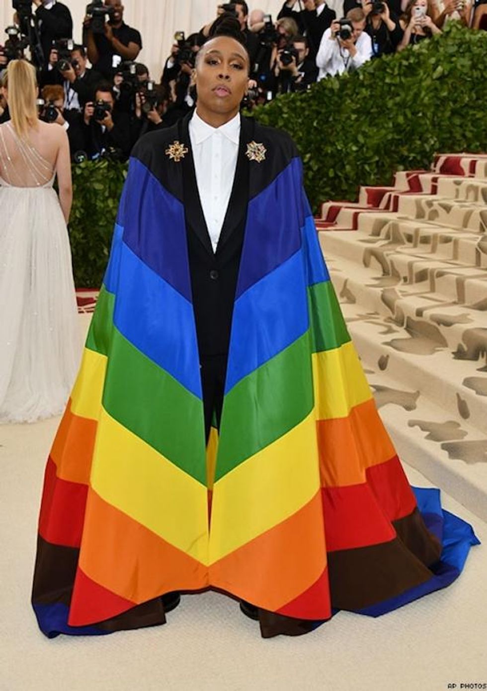 Lena Waithe wore the rainbow