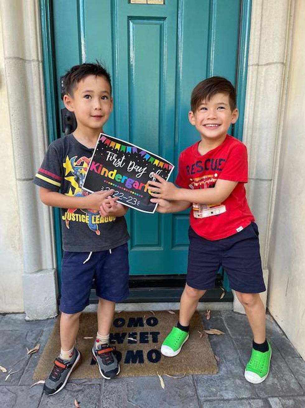 Leonardo Nam twins photo
