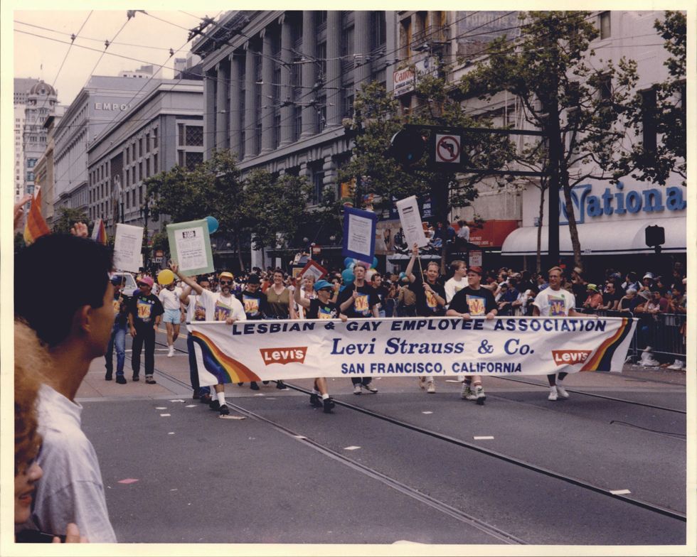 Lesbian and Gay Employee Association of Levi Strauss at Pride