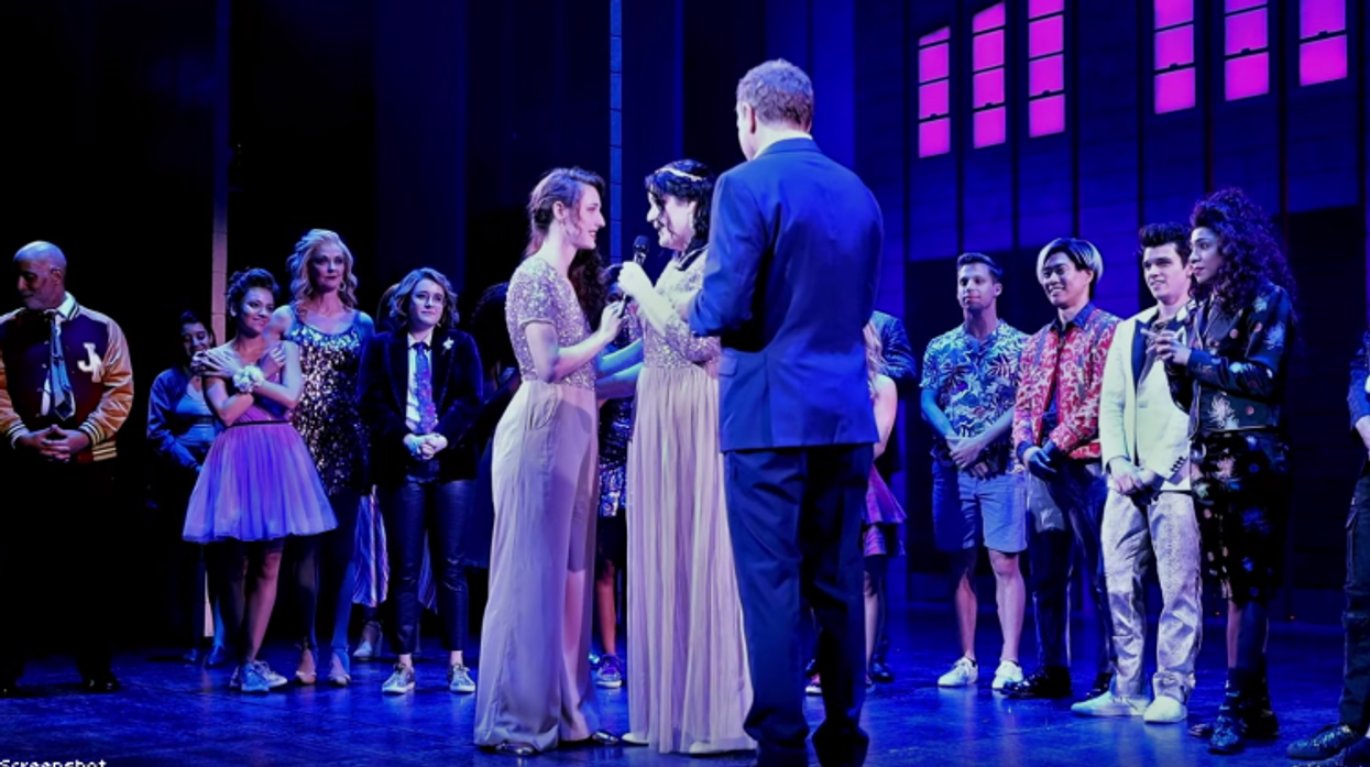 Lesbian Couple Surprises Broadway Audience By Getting Married on Stage
