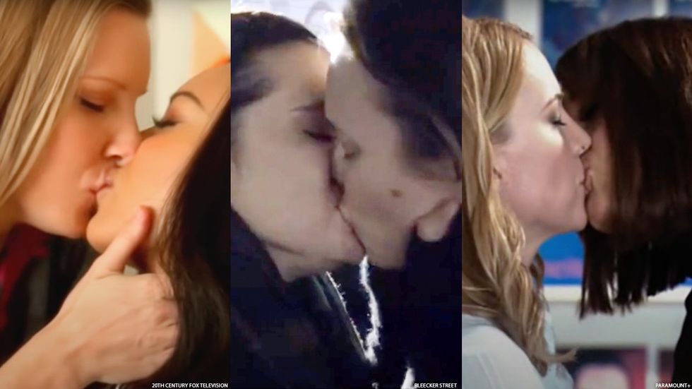 lesbian kisses