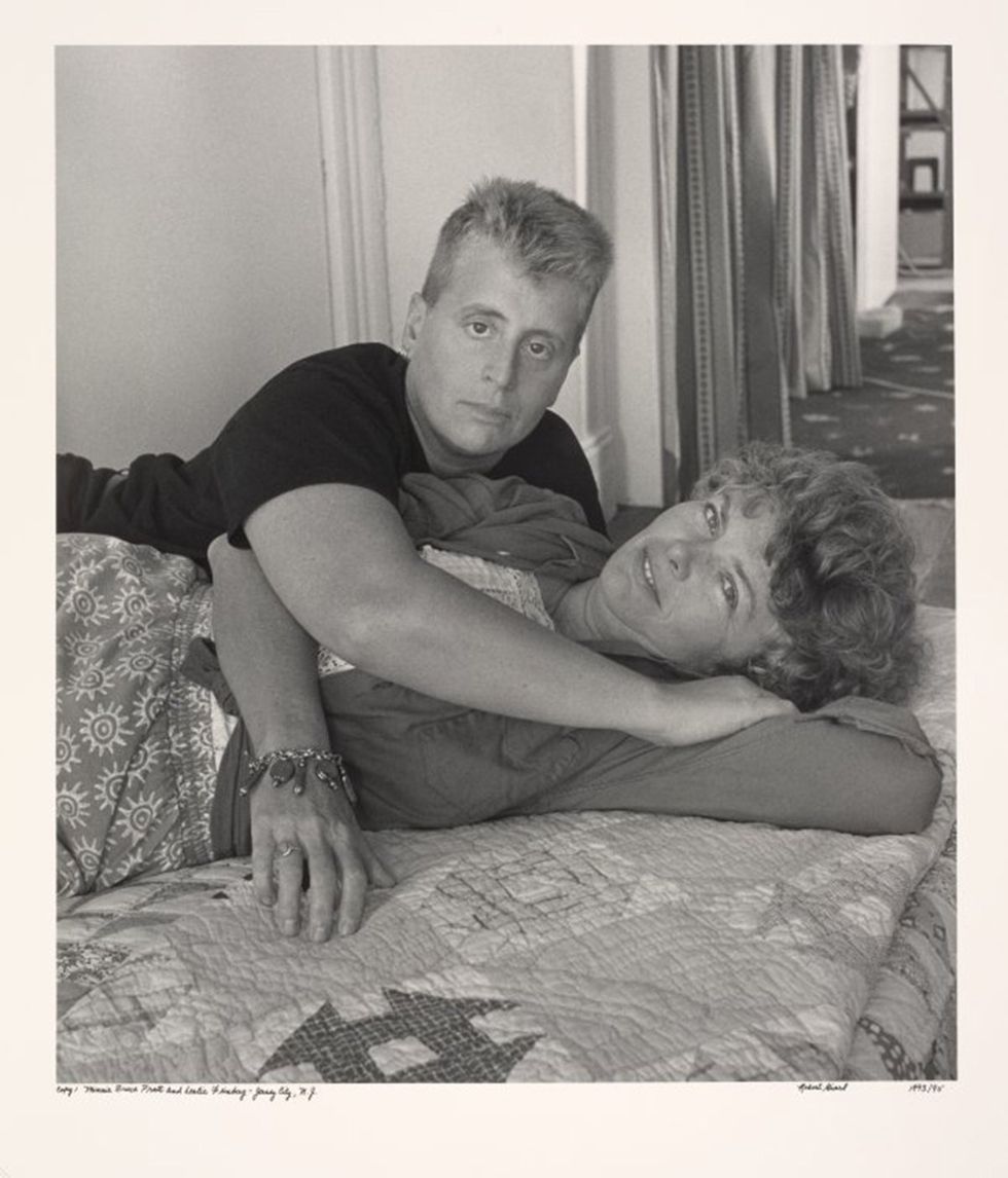 Leslie Feinberg with Minnie Bruce Pratt
