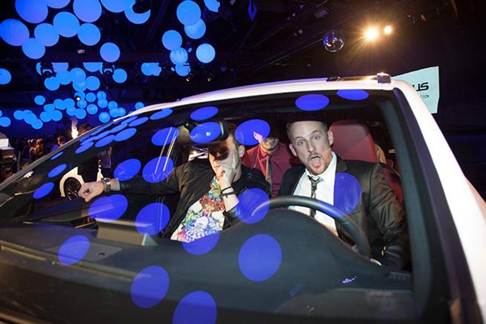 Lexus cars at Rock Out LAFW.