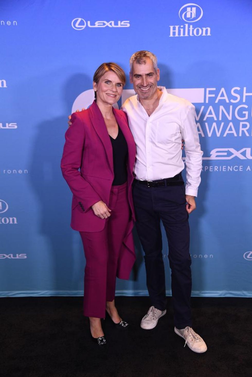 Lexus General Manager Cynthia Tenhouse and OUT Editor-in-Chief Aaron Hicklin