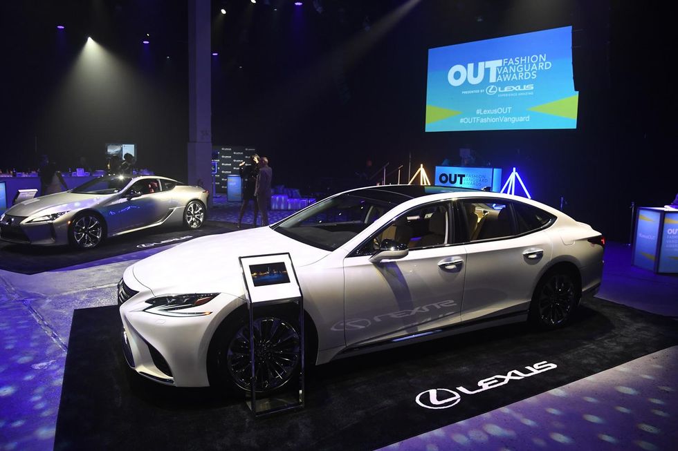 Lexus on display at the OUT Fashion Vanguard Awards