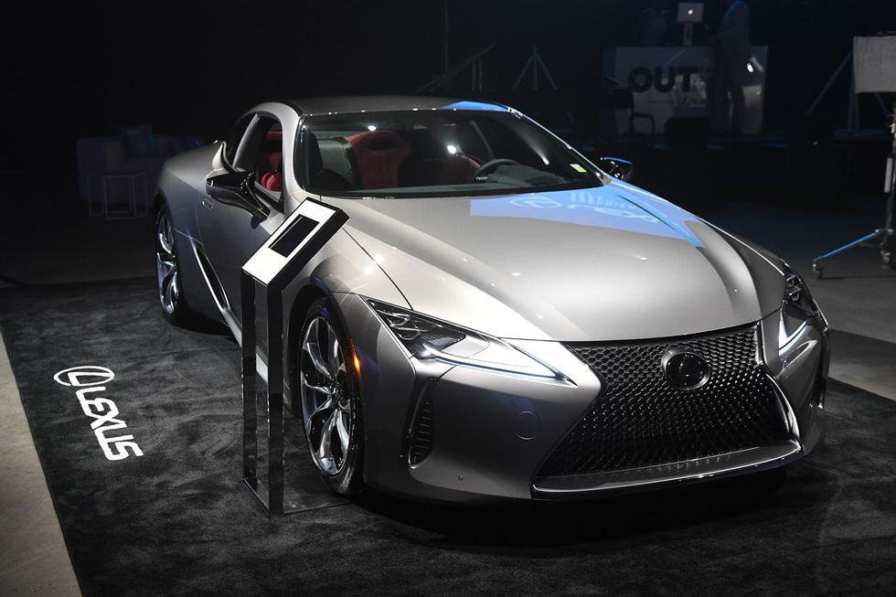 Lexus on display at the OUT Fashion Vanguard Awards
