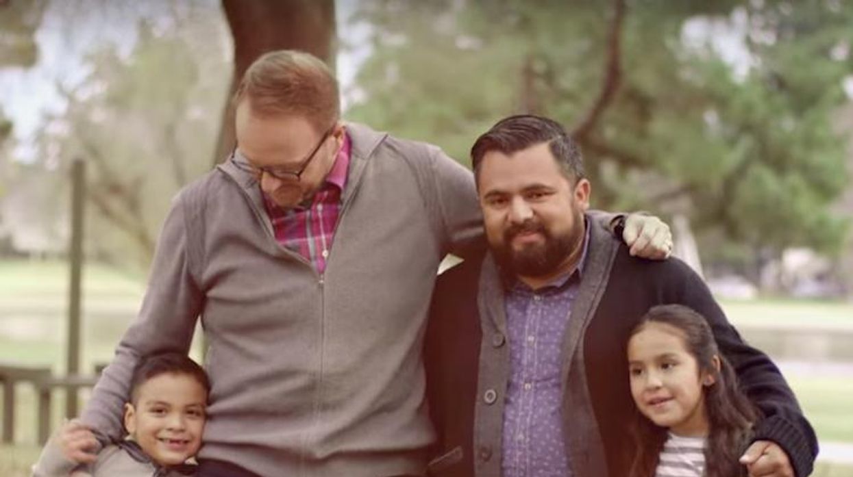 LGBT-friendly Honey Maid commercial.