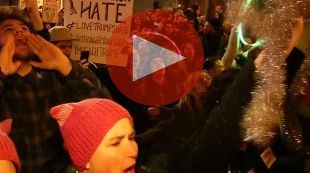 LGBT Rights Activists Protest at Congressional Republican Retreat in Philadelphia