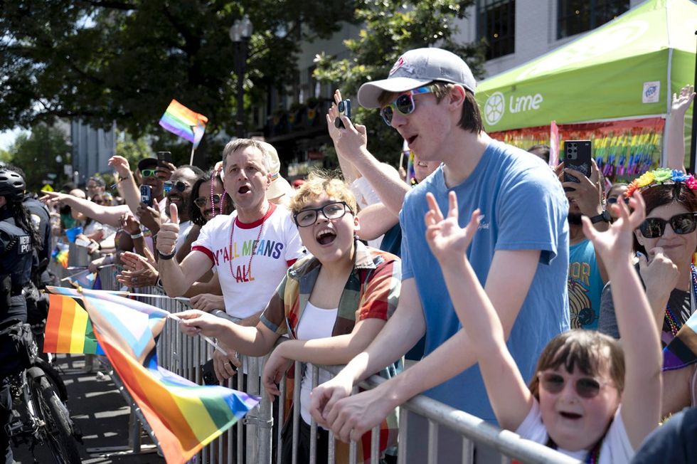 LGBTQ+ Pride Parade Celebration Festival Washington DC Capital