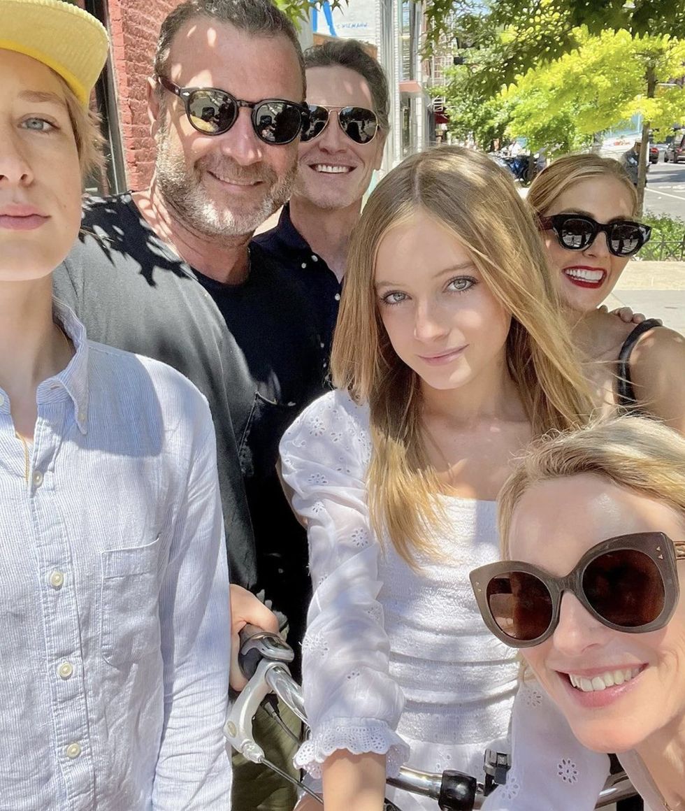 Liev Shreiber, Naomi Watts, and their daughter, Kai