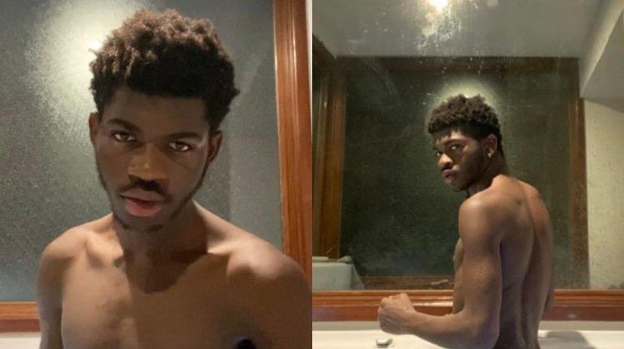 Lil Nas X nude on Instagram
