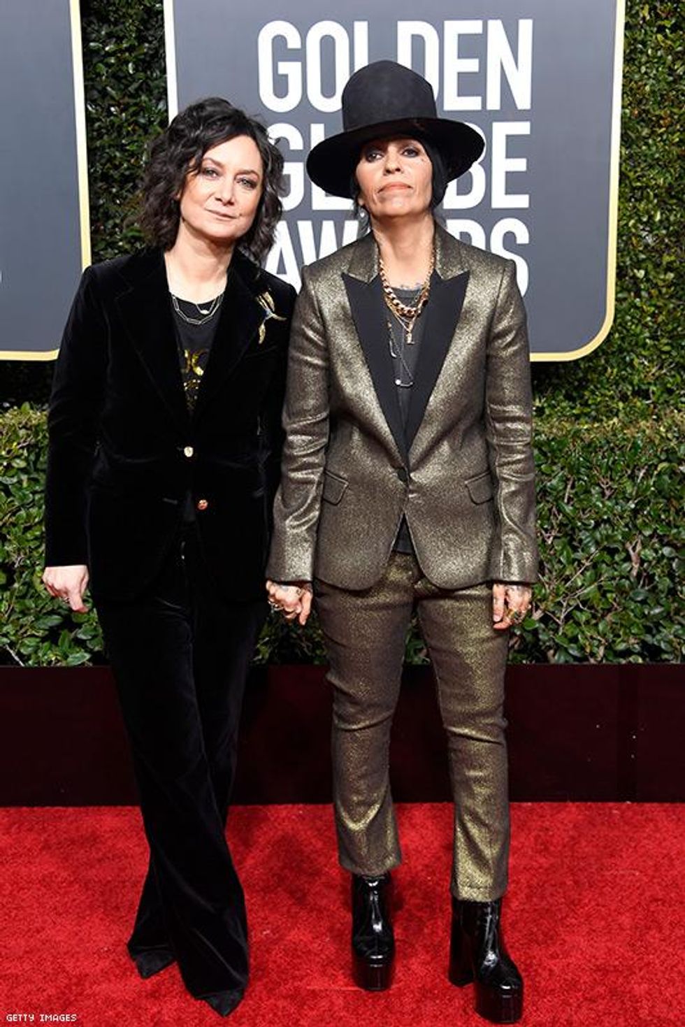 Linda Perry and Sara Gilbert: