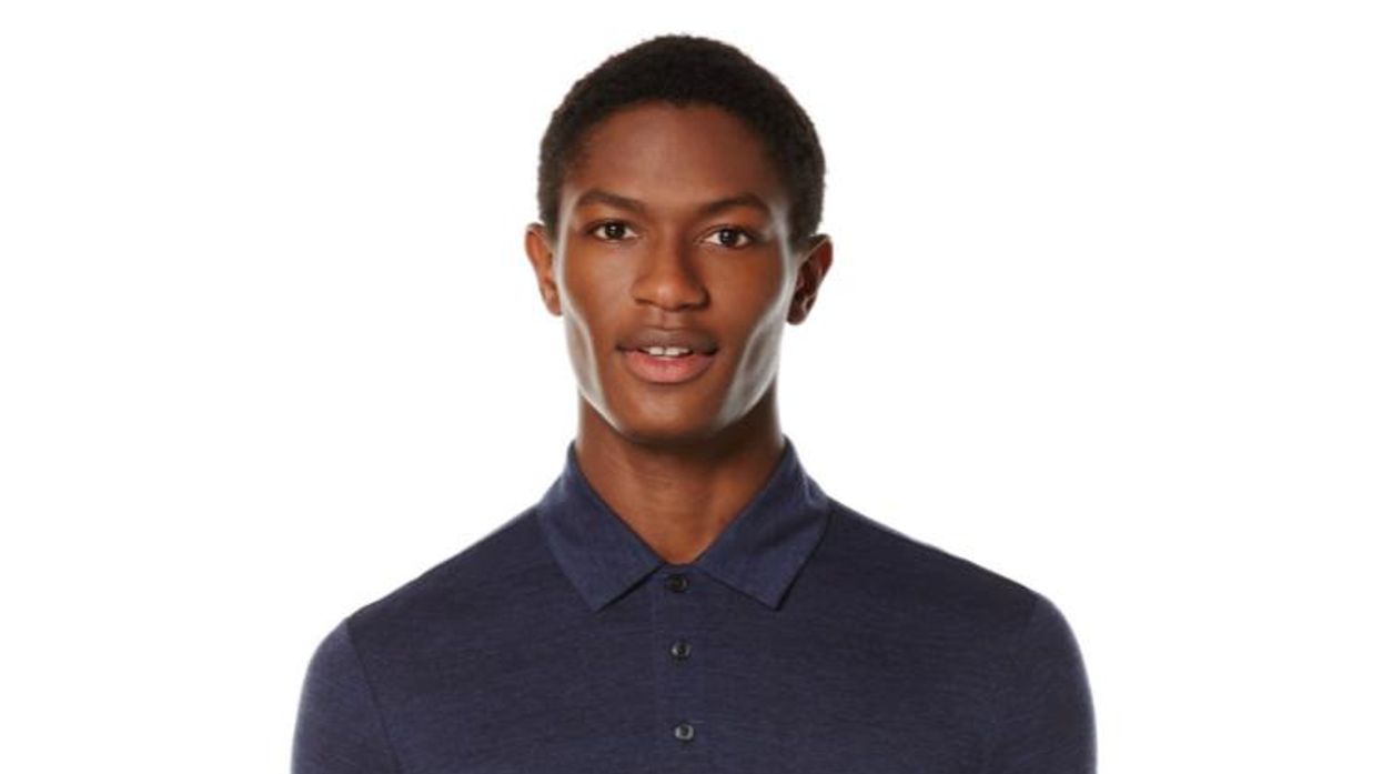 Linen Polo Shirt Perry Ellis