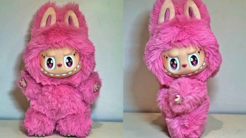 Lisa custom Labubu toy made by Marko Monroe