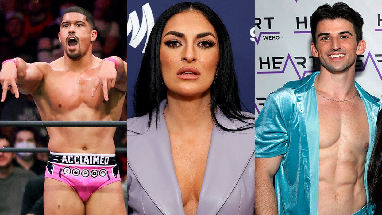 list sexy LGBTQ wrestlers anthony bowens sonya deville hunter gallagher