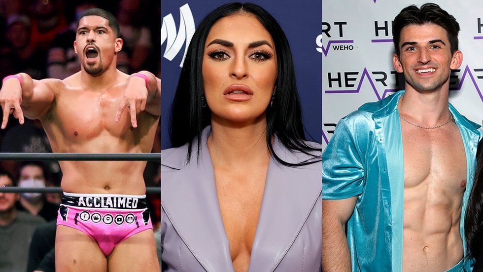 list sexy LGBTQ wrestlers anthony bowens sonya deville hunter gallagher