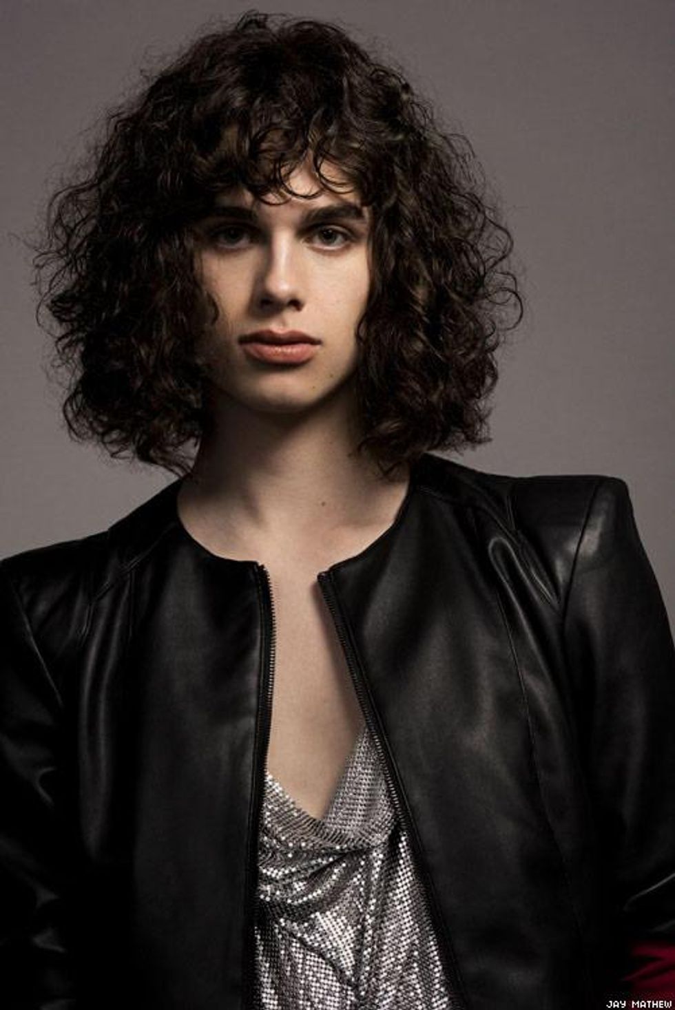 Look 3: Halter Top: Vintage YSL, Leather Jacket: Zara