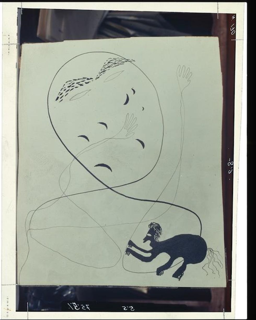 Lorca-self-portrait-fabulous-beast